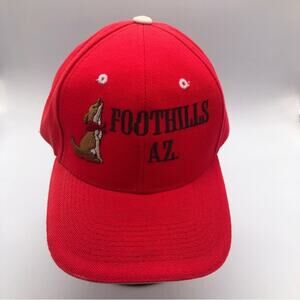 Foothills AZ Hat, Red. Embroidered. In excellent condition!